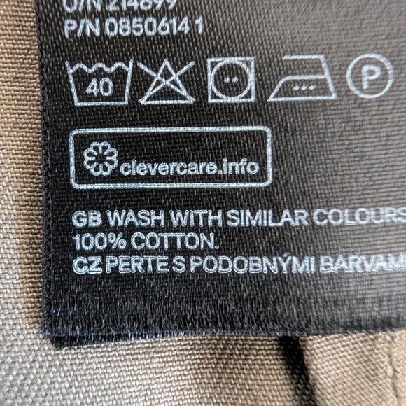 H&M Camo print Army Cargo Mini Skirt Size 8 Cotton - Picture 5 of 11